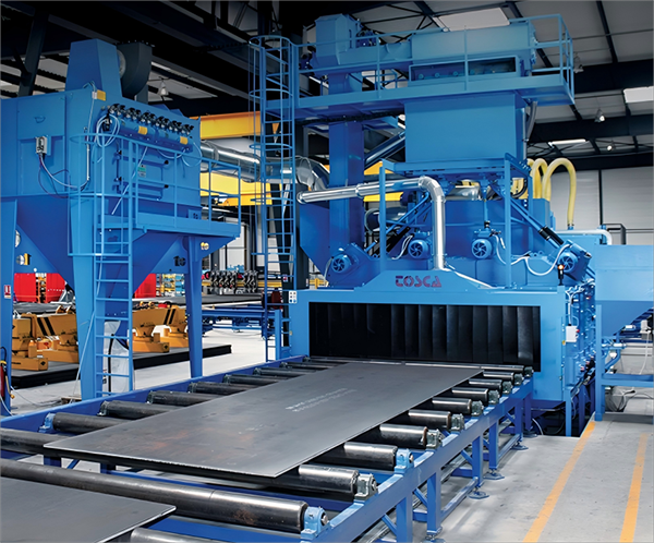 板带异型材抛丸和喷漆线